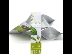 Resealable Biodegradable Stand Up Zip Lock Pouch Bags For Protein Powder SGS Certified