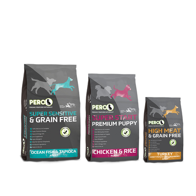 Food Grade Custom Printed Food Pouches 3kg High Barrier Resealable Dog Food Bag