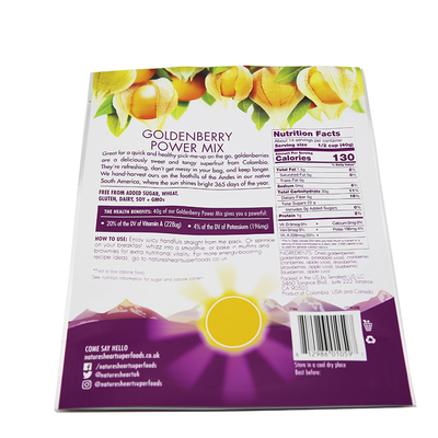Durable 3 Side Seal Flat Pouch Printed Plastic Packaging Bags  ISO 9001 Approved