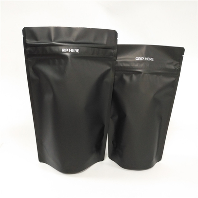 Custom Printed Child Resistant Zipper Bags Smell Proof 1.6x8cm 6x11cm 100mircon