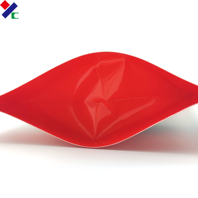 Custom Zipper Doypack Stand Up Aluminium Foil Bag For Toothpaste Packaging