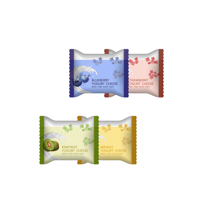Dried Banana Mango Fruit Packaging Film Easy Tear Pe Roll 100 Microns
