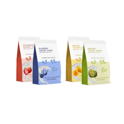 Dairy Products Compostable Biodegradable Packaging Bags 500g Flat Bottom