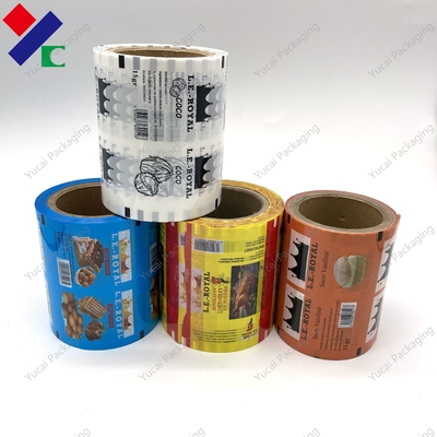 1000M Double Layer Foil Food Packaging Film Roll Crisps Potato Chips Printed Plastic Roll