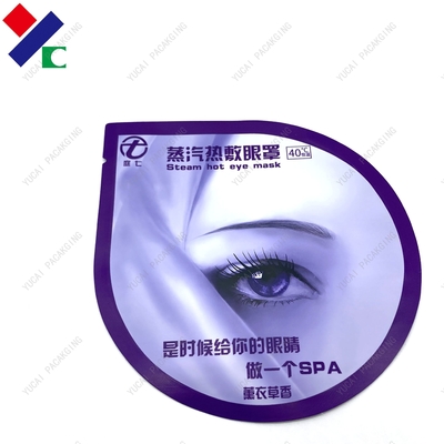 Custom Special Shape Cosmetic Products Foil Pouch Packaging CMYK Color