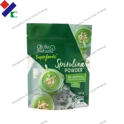 Customized Printing Plastic Packing Bag Top Zip Lock Pouch For Beef Jerky Tea Candy Whey Powder