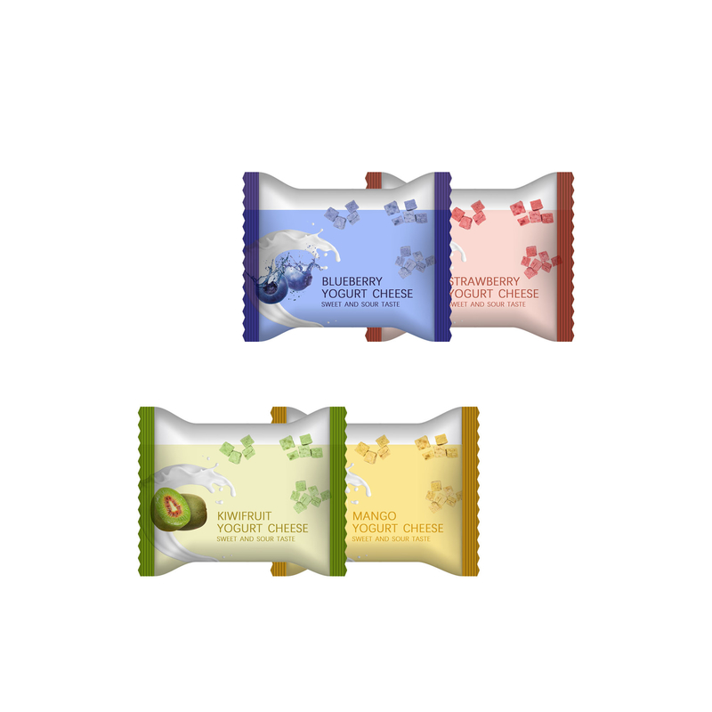 Dried Banana Mango Fruit Packaging Film Easy Tear Pe Roll 100 Microns