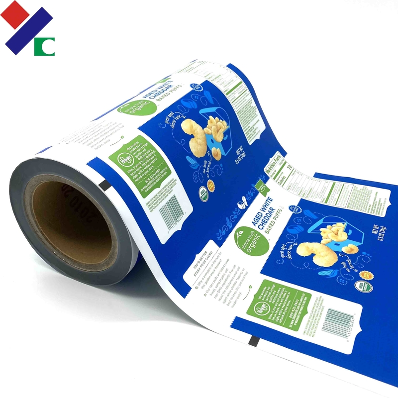 Nuts Food Candy Printed BOPP Film , 60 Microns Plastic Packaging Roll Film ISO 9001