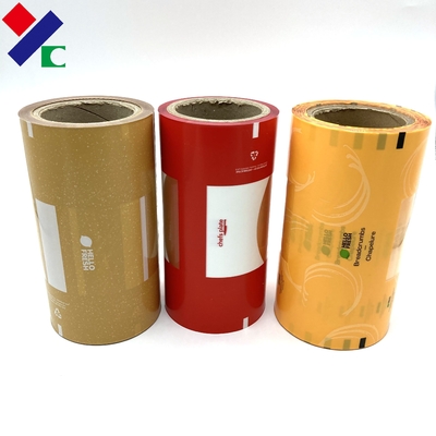 Trà cà phê cuộn phim cuộn bao bì Vật liệu giấy bạc Dễ dàng xé vết khía
