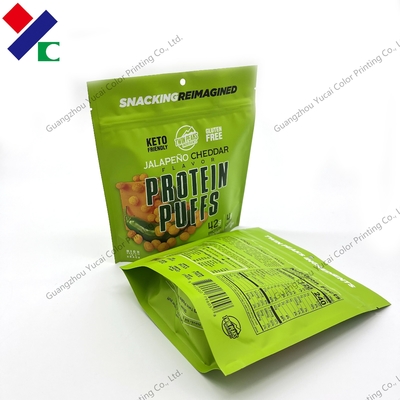 Thân thiện với môi trường Đứng lên Túi dây kéo Hương vị cay Túi đựng bắp rang bơ Thời hạn sử dụng lâu dài